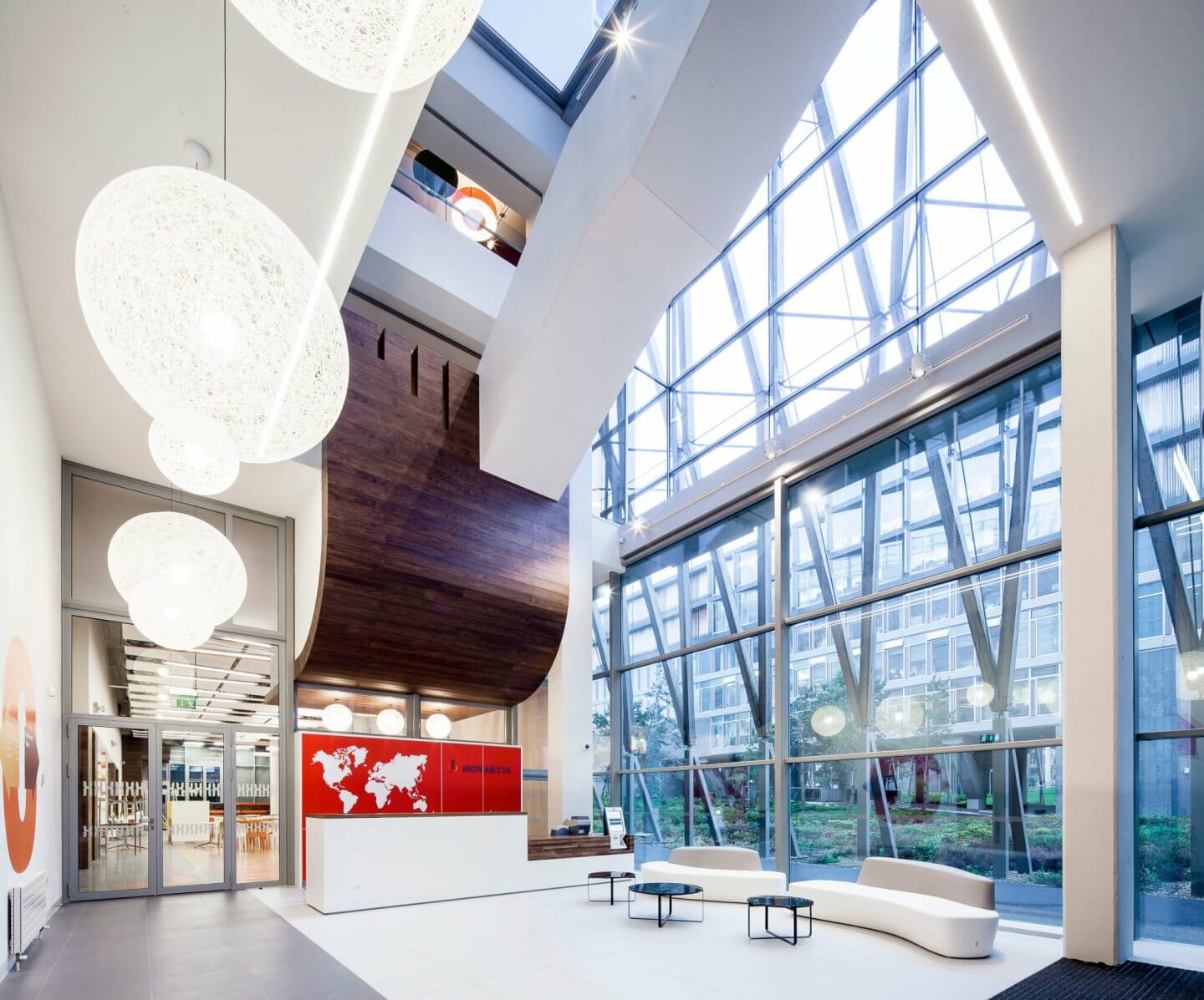 Novartis: commercial lighting by Willie Duggan