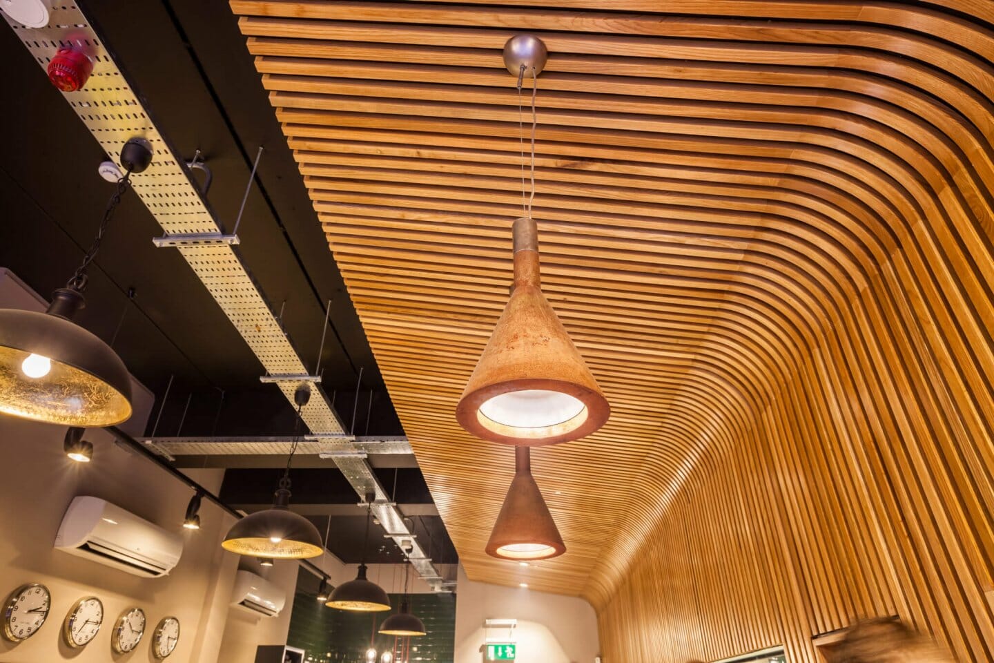 Davey Davey Barbers, Dublin: commercial lighting by Willie Duggan