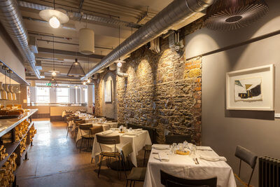 Rachel’s, Cork: restaurant lighting design by Willie Duggan
