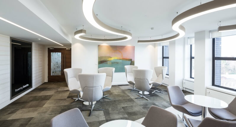 Deloitte, Dublin: commercial lighting by Willie Duggan