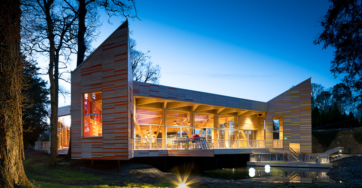 Elizabeth Treehouse, Barretstown, Kildare: commercial lighting by Willie Duggan