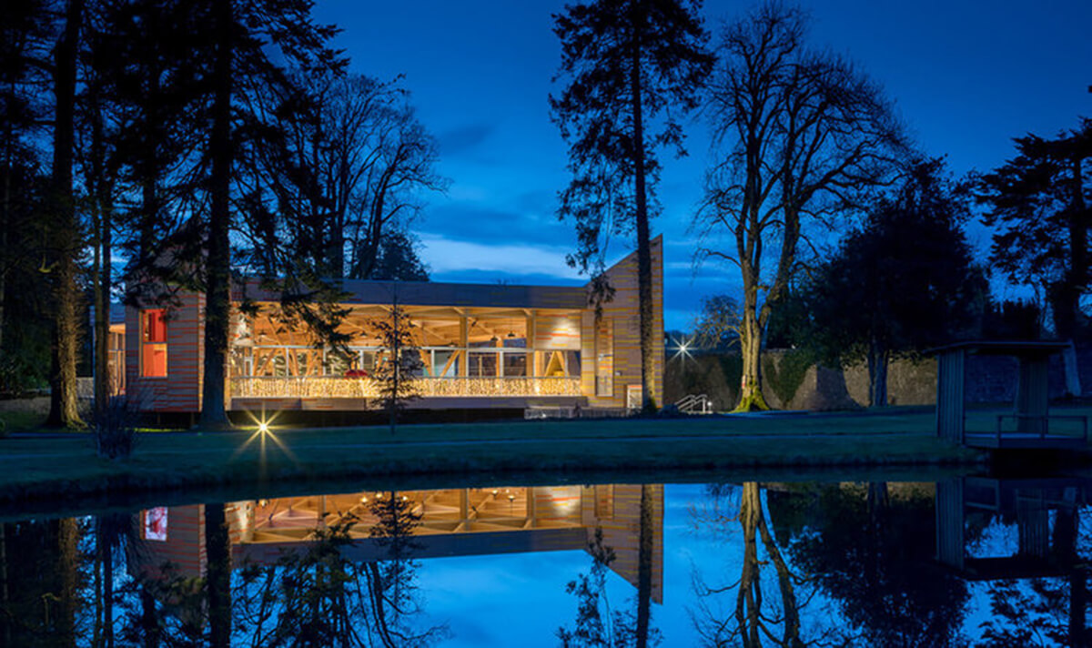 Elizabeth Treehouse, Barretstown, Kildare: commercial lighting by Willie Duggan