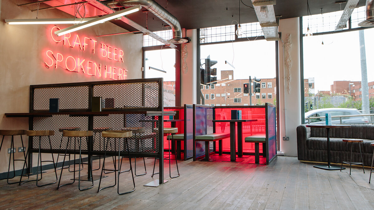 BrewDog, SoHo, Leeds: bar lighting design by Willie Duggan