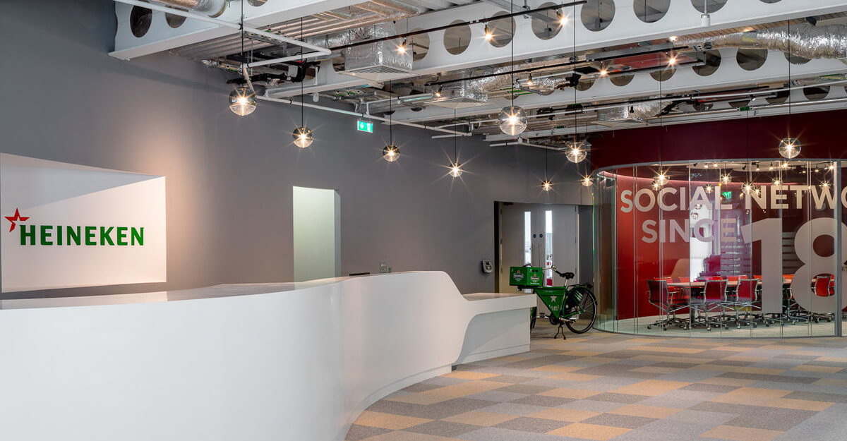 Heineken Headquarters Cork: commercial lighting by Willie Duggan
