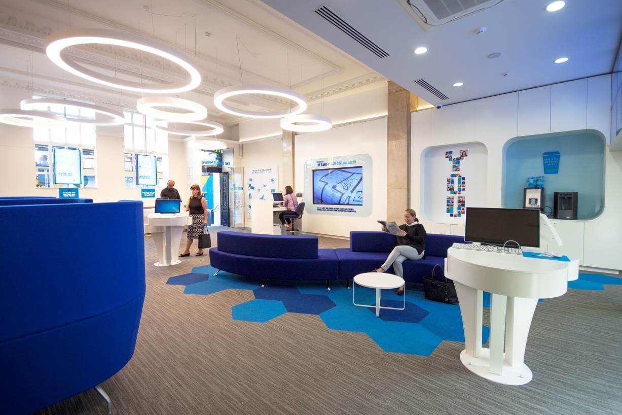 KBC Bank, College Green, Dublin: commercial lighting by Willie Duggan