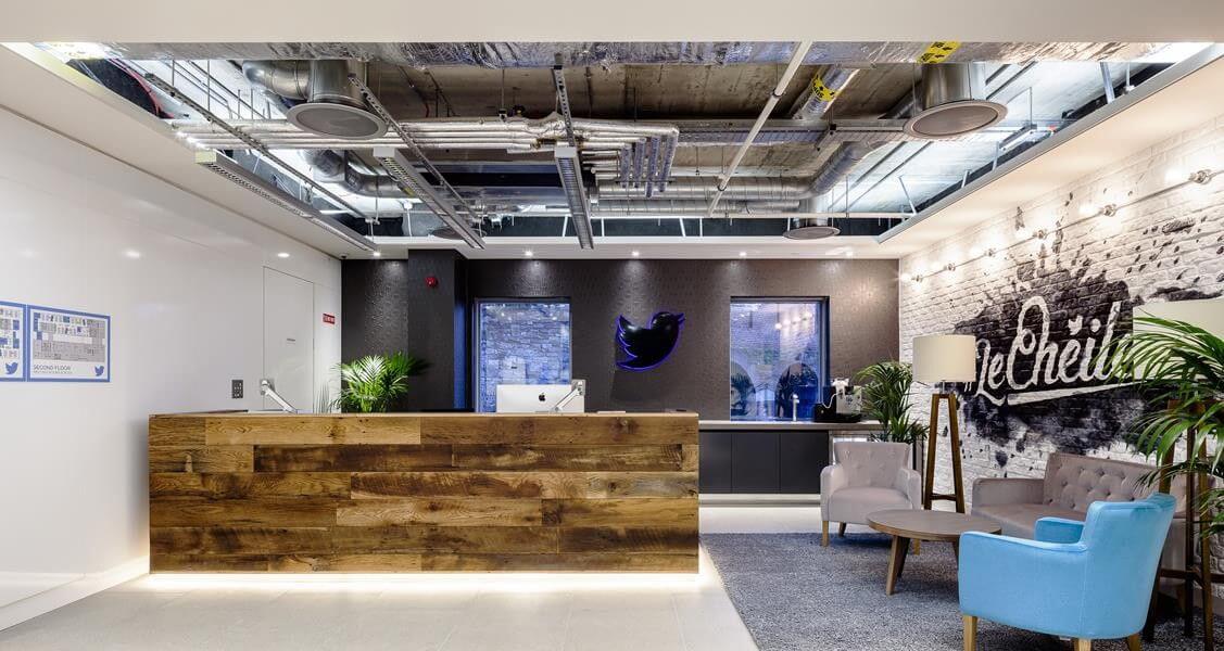 Twitter Offices, Grand Canal Dock, Dublin: commercial lighting by Willie Duggan