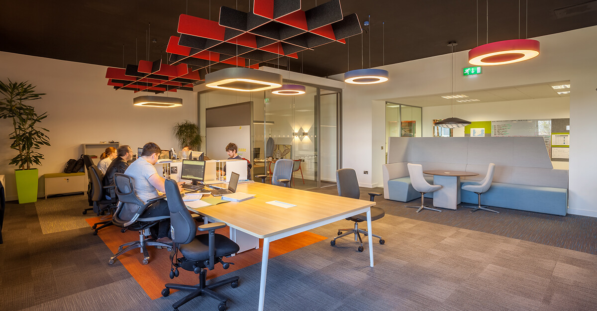 Walls 2 Workstations: commercial lighting by Willie Duggan