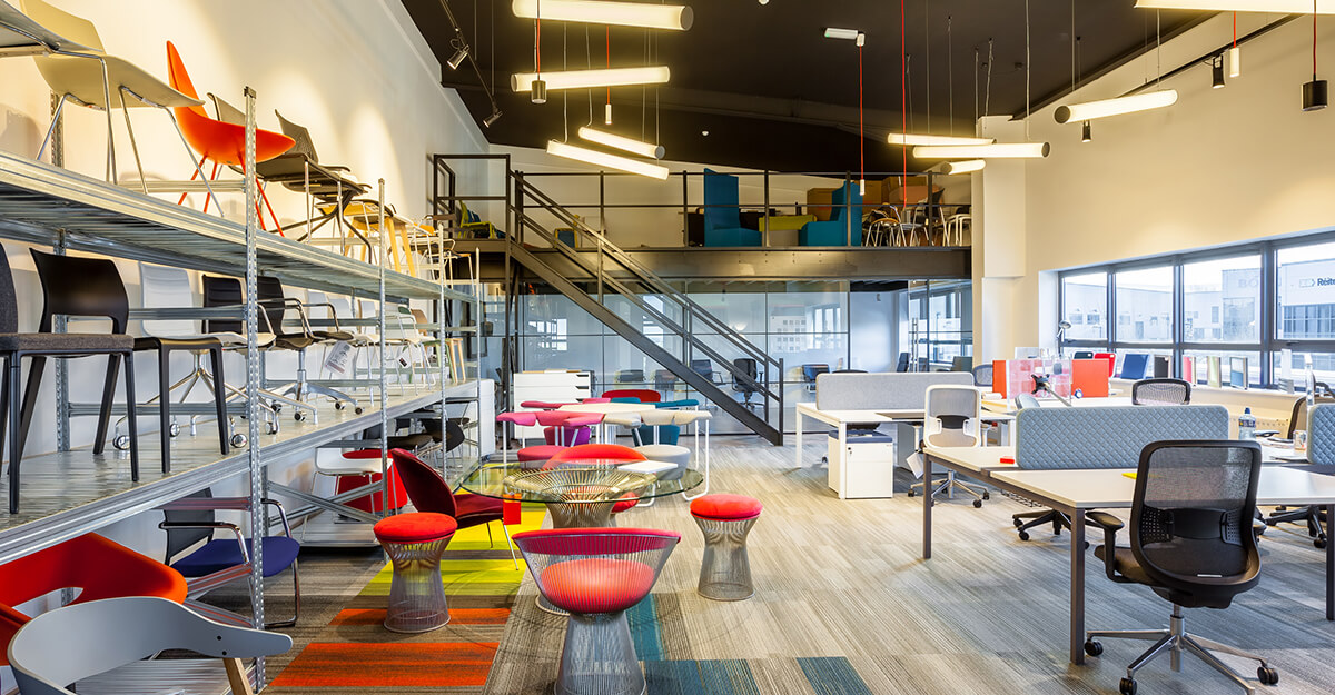 Walls 2 Workstations: commercial lighting by Willie Duggan