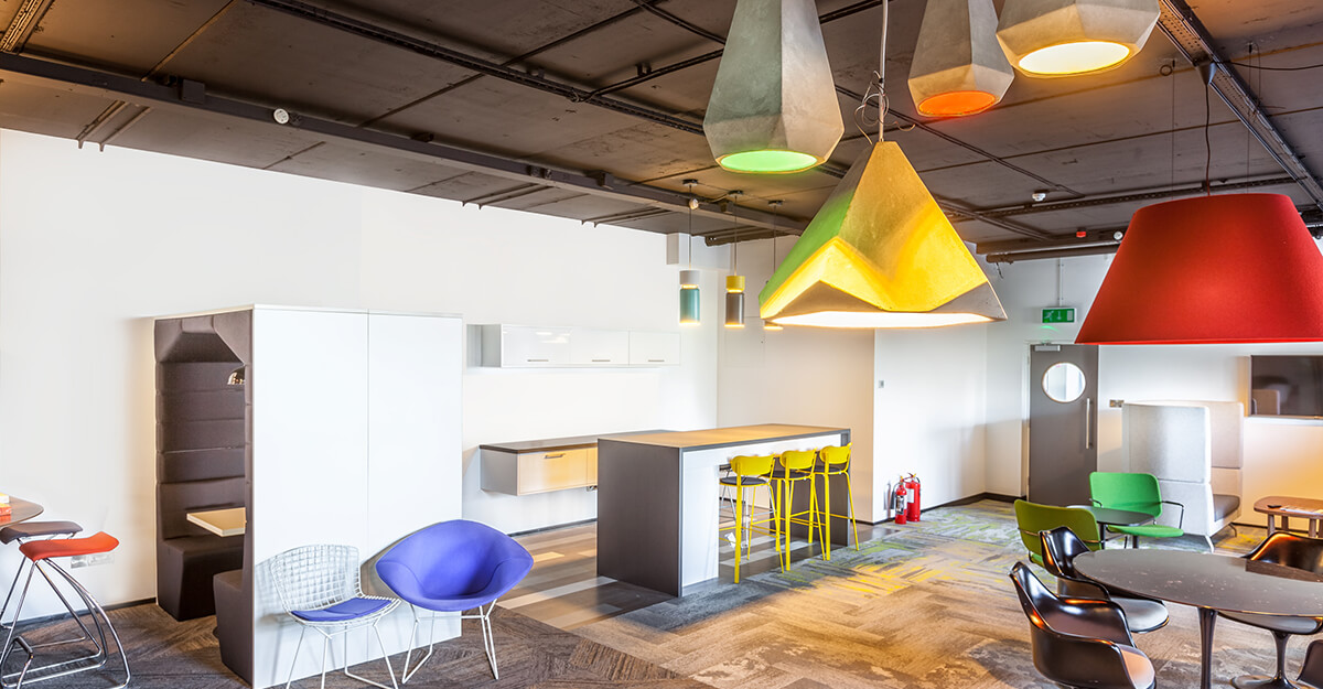 Walls 2 Workstations: commercial lighting by Willie Duggan