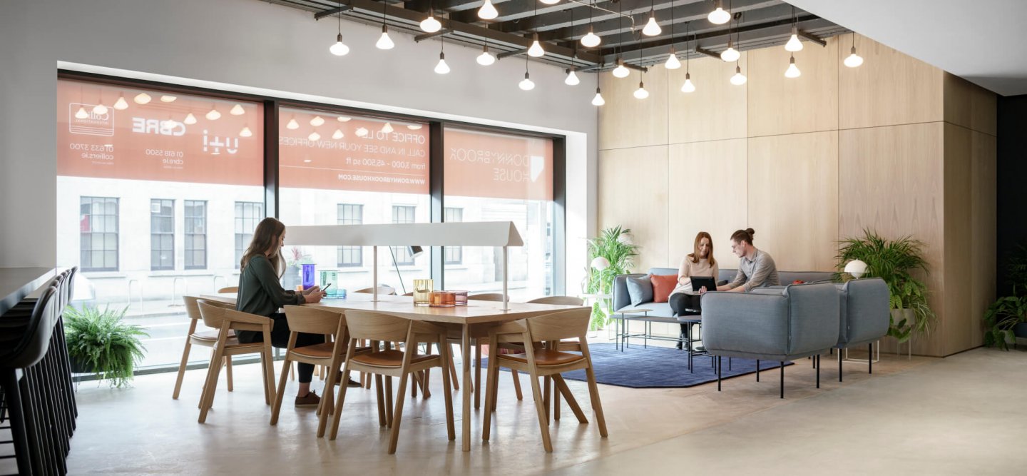 Donnybrook House, Donnybrook, Dublin: commercial lighting by Willie Duggan