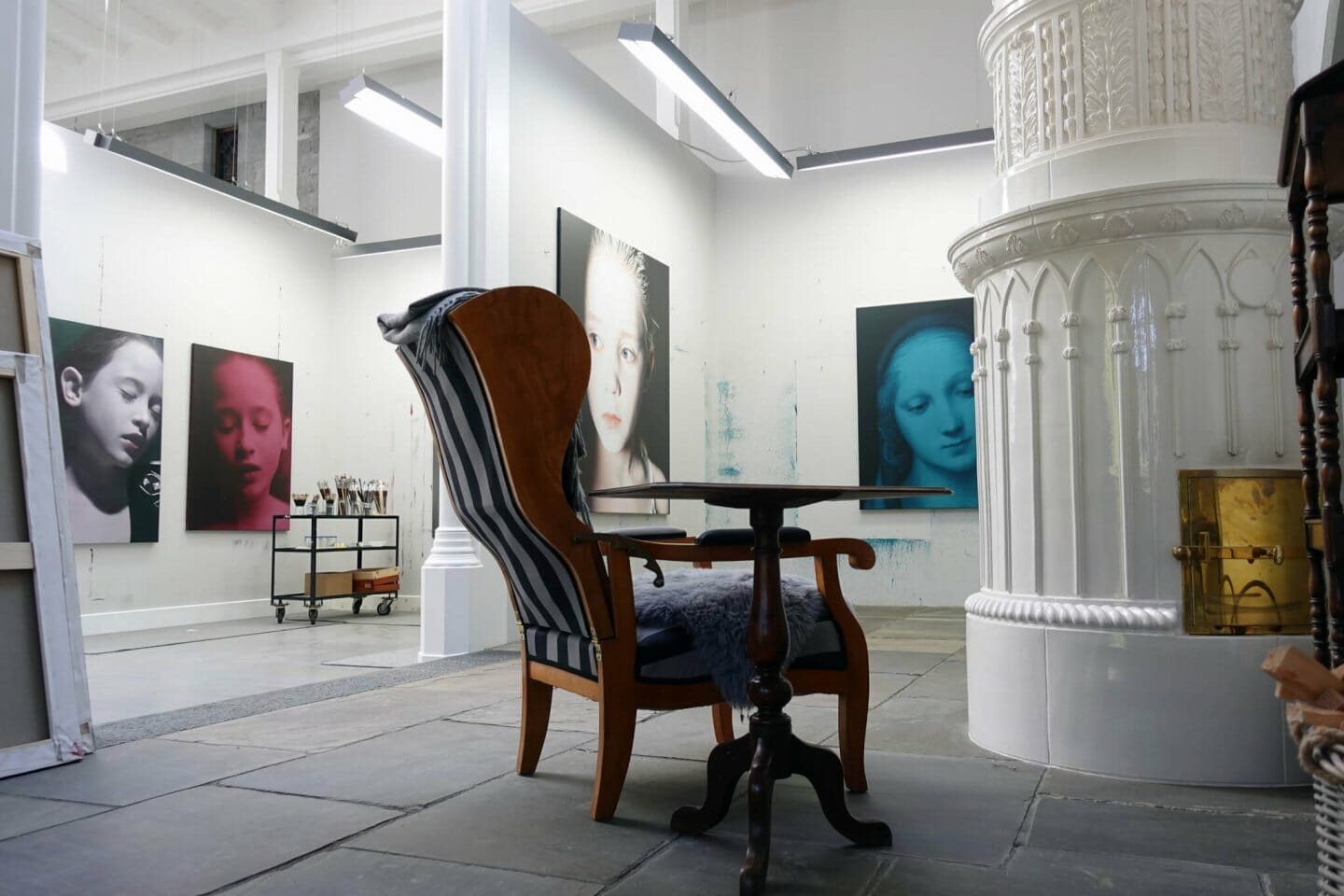 Artist Studio, Tipperary: commercial lighting by Willie Duggan