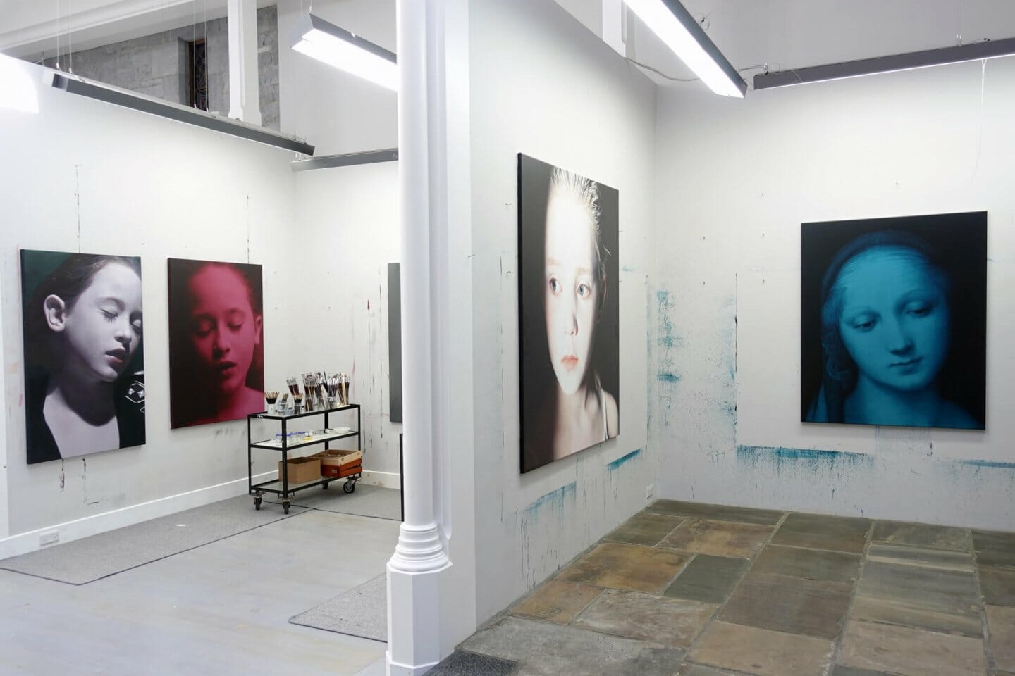 Artist Studio, Tipperary: commercial lighting by Willie Duggan