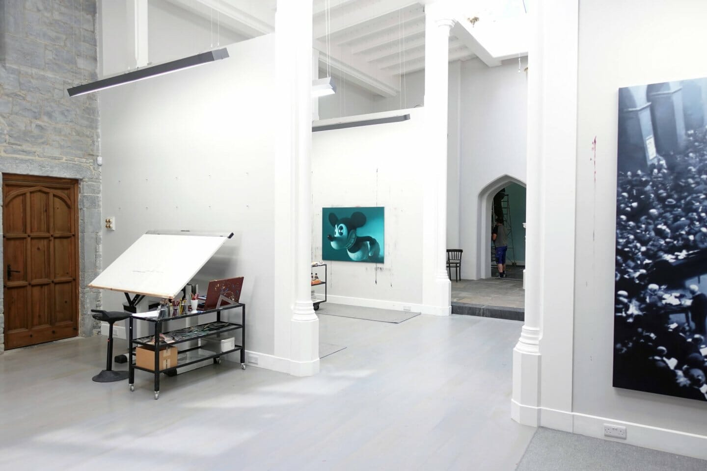 Artist Studio, Tipperary: commercial lighting by Willie Duggan