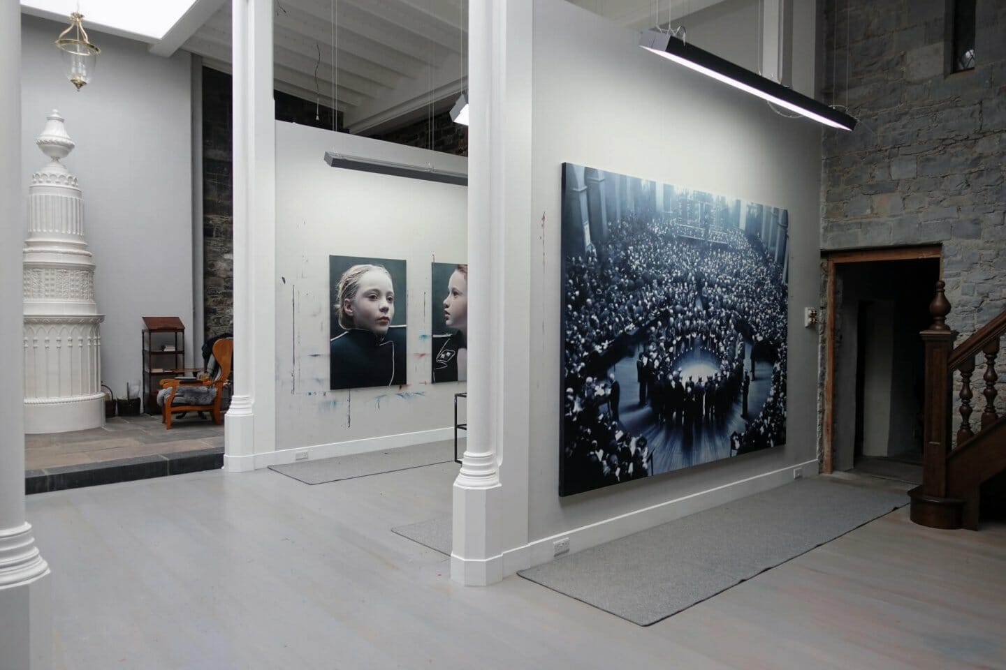 Artist Studio, Tipperary: commercial lighting by Willie Duggan