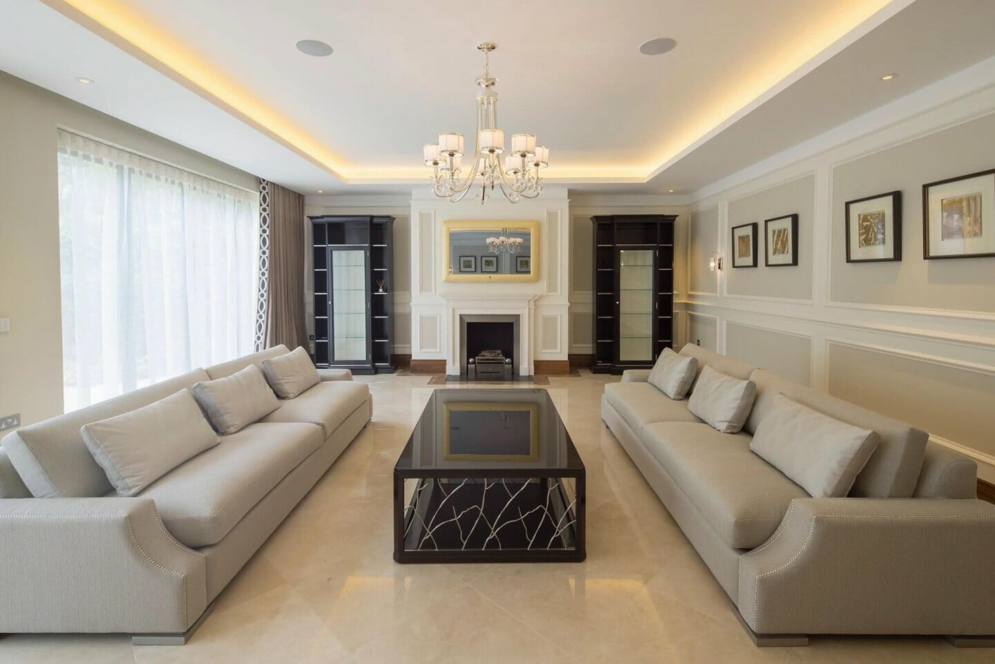 Elsworthy Road, London: residential lighting by Willie Duggan