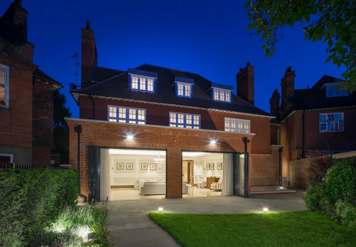 Elsworthy Road, London: residential lighting design by Willie Duggan