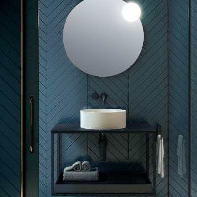 Circ Mirror Wall Light
