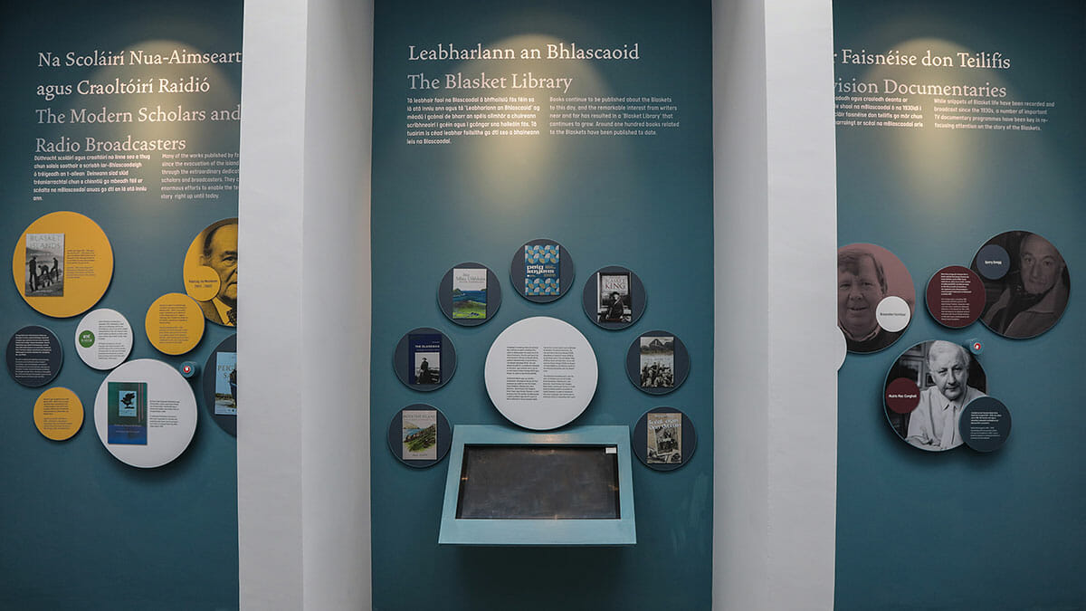 Blasket Islands Interpretive Centre, Blasket Islands, Co. Kerry: commercial lighting by Willie Duggan