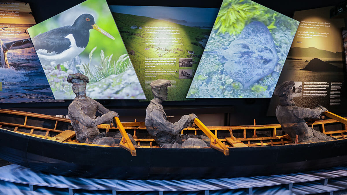 Blasket Islands Interpretive Centre, Blasket Islands, Co. Kerry: commercial lighting design by Willie Duggan