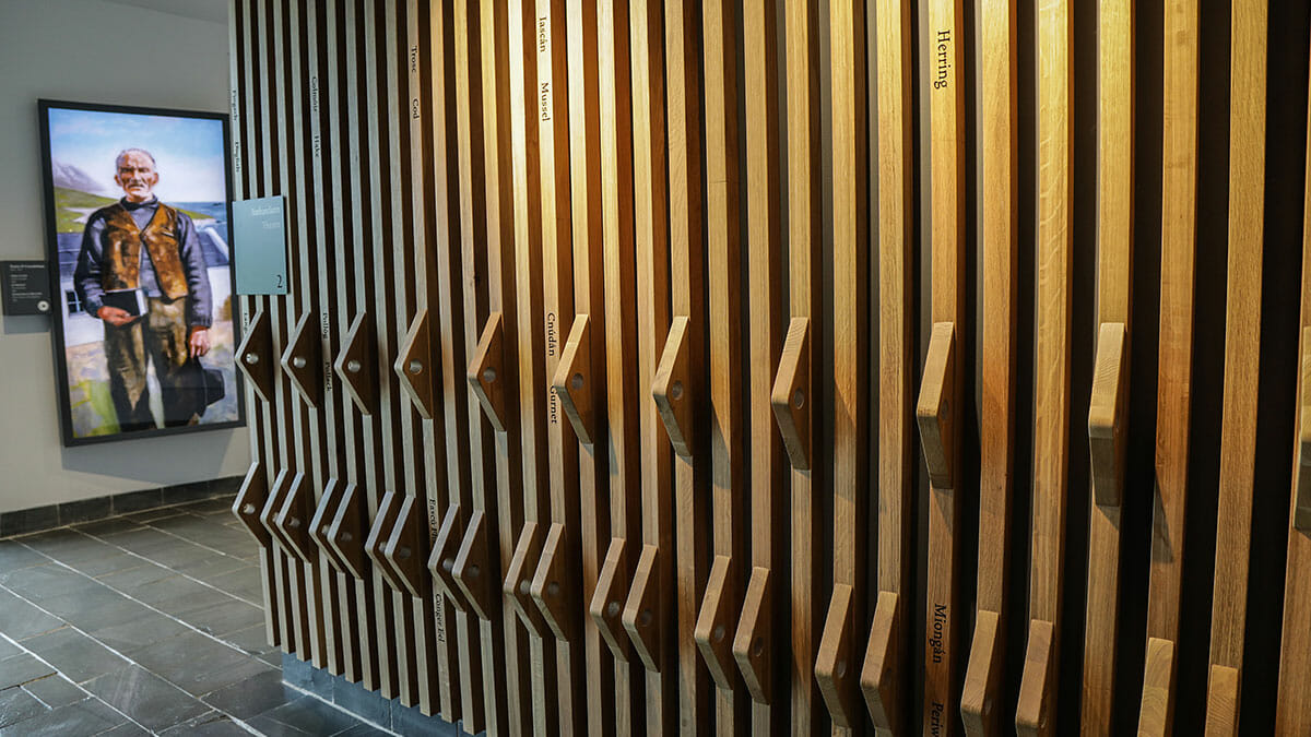 Blasket Islands Interpretive Centre, Blasket Islands, Co. Kerry: commercial lighting by Willie Duggan