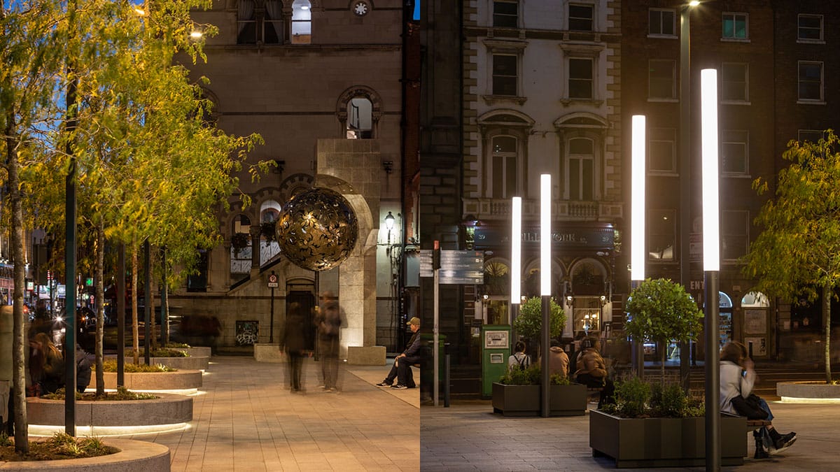 Central-4 Central Plaza, Dublin: commercial lighting by Willie Duggan