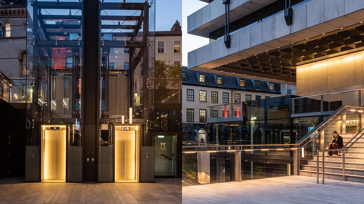 Central-7 Central Plaza, Dublin: commercial lighting by Willie Duggan