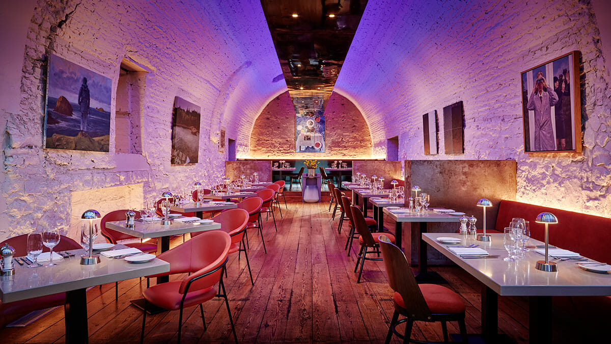 Ice House Hotel, Mayo: hotel lighting design by Willie Duggan