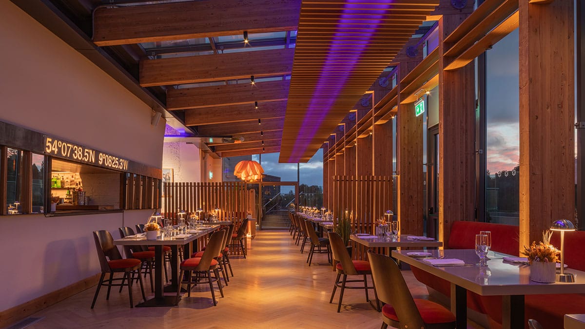 Ice House Hotel, Mayo: hotel lighting by Willie Duggan